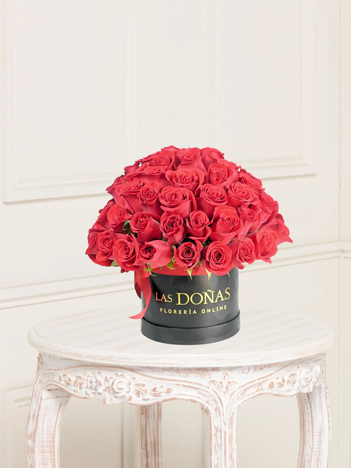 Pasión De Rosas Premium box floral con 70-75 rosas rojas