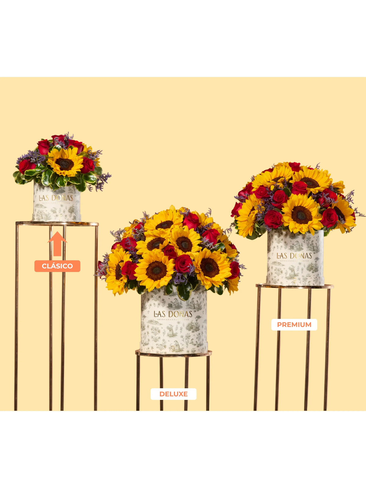 Box Rosas y Girasoles - Clásico