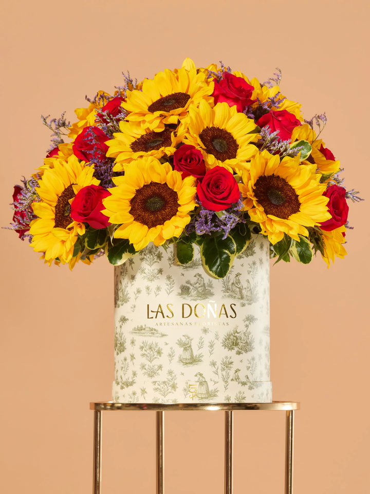 Box Rosas y Girasoles