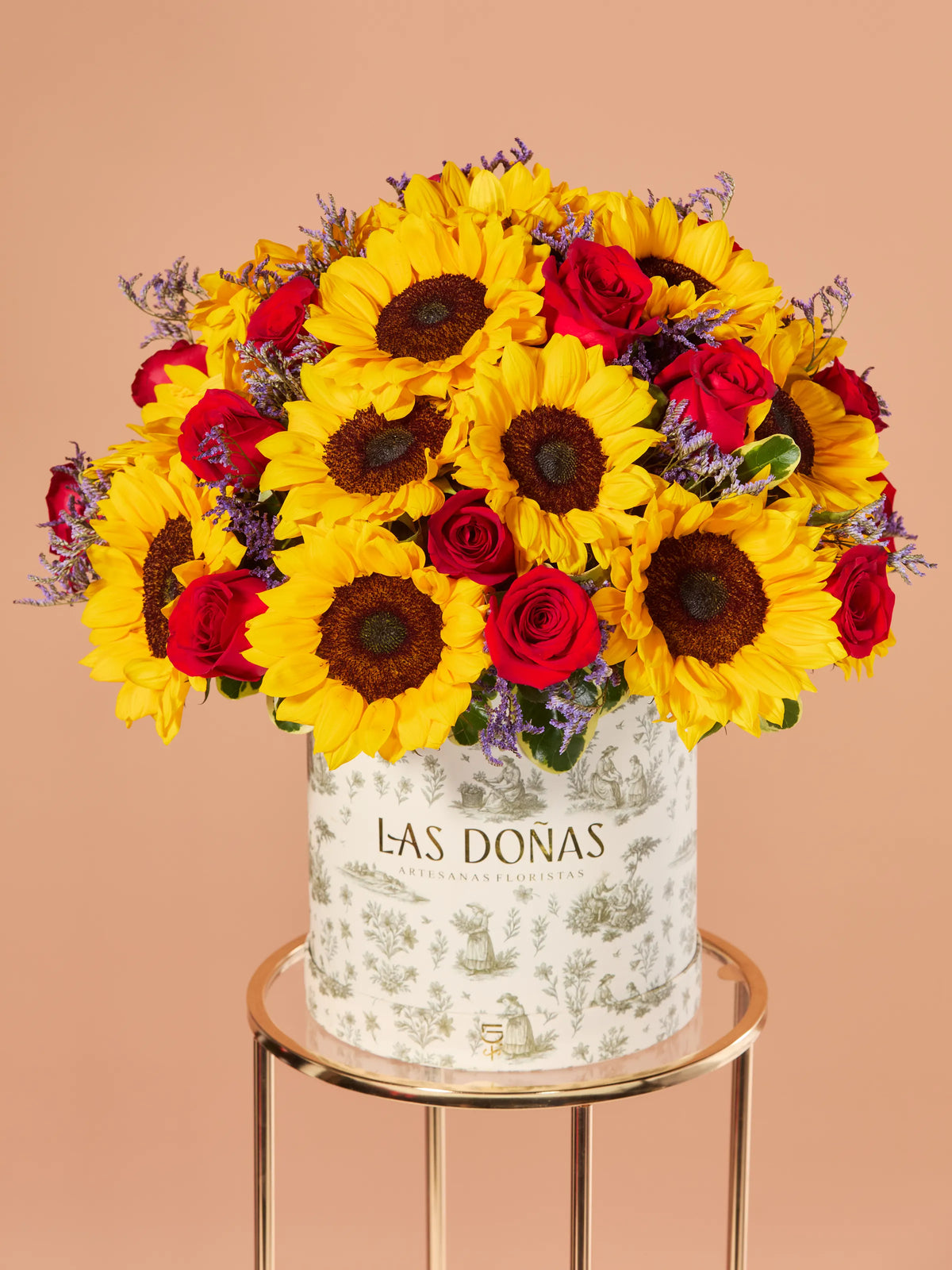 Box Rosas y Girasoles - Deluxe