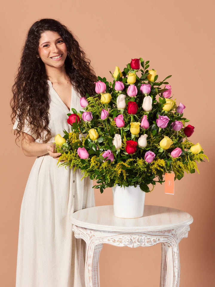 Abanico de Rosas · Premium