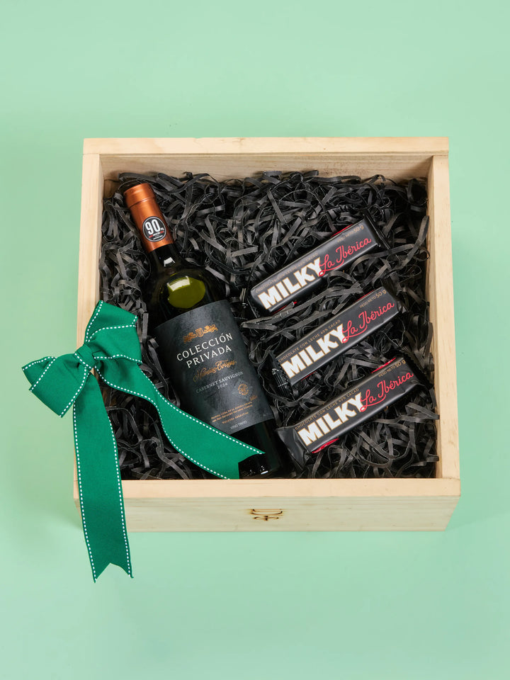 Box Vino & Chocolates Selectos