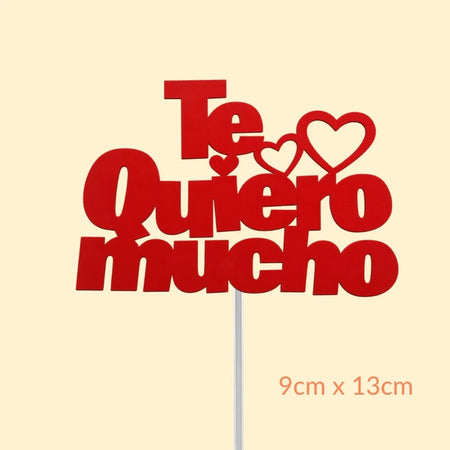 Topper Te Quiero Mucho
