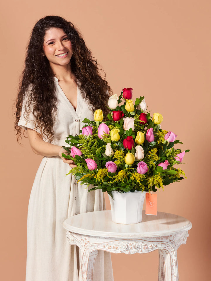 Abanico de Rosas · Clásico