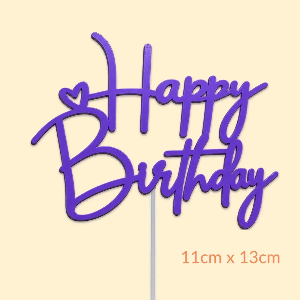 Topper Feliz Cumpleaños #3