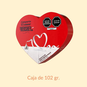 Chocolate Hershey’s Kisses Corazón