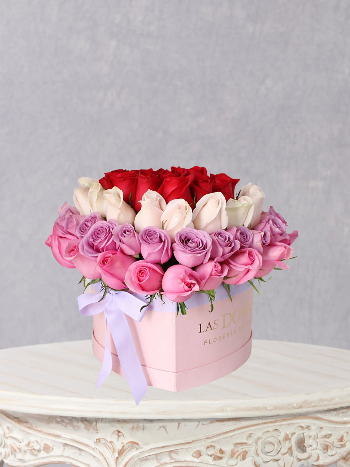 Box Love Premium box floral con 95-100 rosas