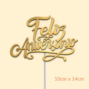 Topper Feliz Aniversario