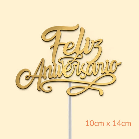 Topper Feliz Aniversario