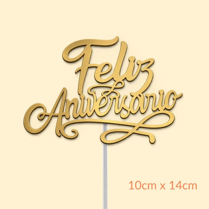 Topper Feliz Aniversario